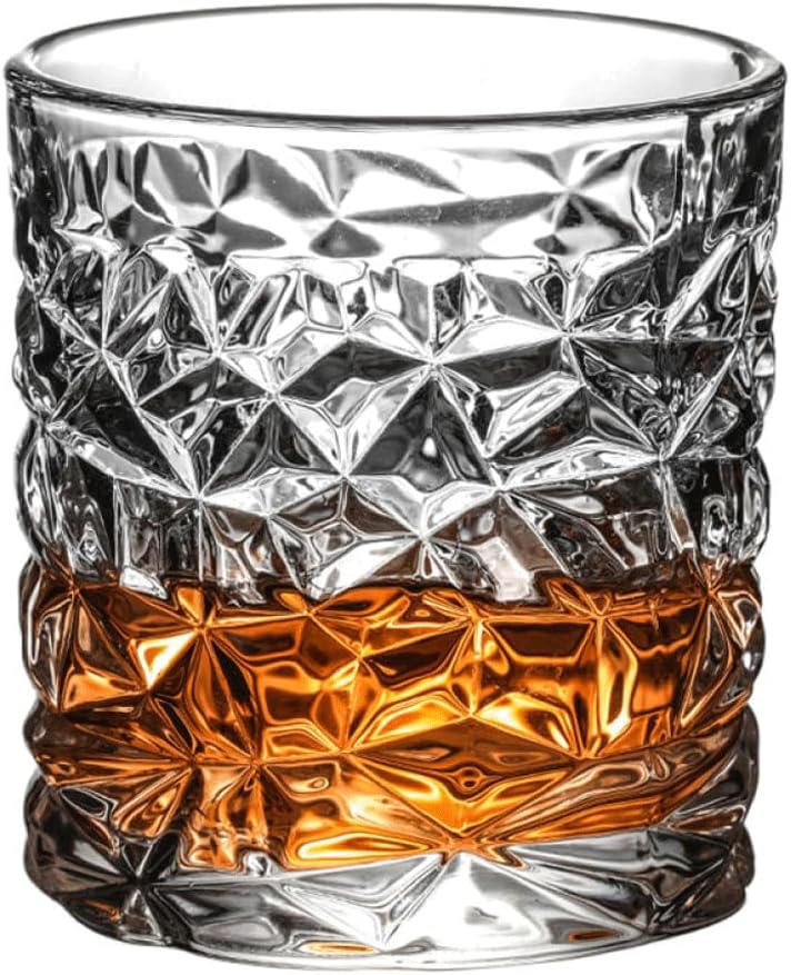 DOUKI Stylish Vodka Glass Steins Durable Glass Beer Mug Drinking Cups Eye-catching Glass & Tumbler for Home Office Hotel Cafe Bar
