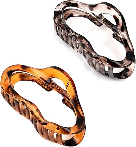 Miniatura 2 de Pinzas para el cabello para mujer, pinza grande de 4.5 pulgadas para cabello fino y rizado, pinzas para peinar, pinzas para cabello fino, clip de