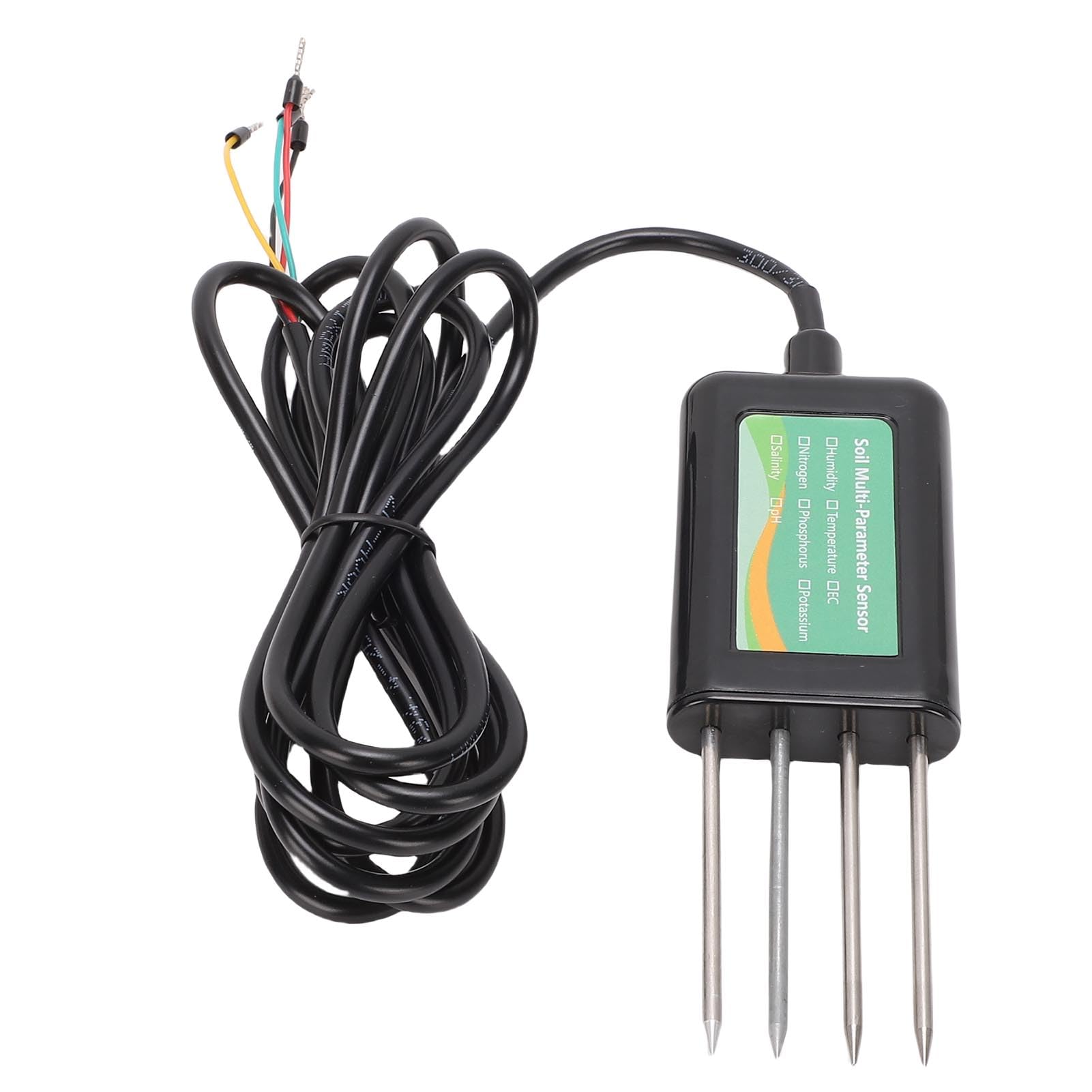 Cuifati Medidor de Humedad del Suelo 8 en 1, Temperatura Digital del Suelo/Prueba de Humedad del Suelo y Medidor de PH/EC del Suelo, NPK del Suelo, Salinidad del Suelo para Jardinería,