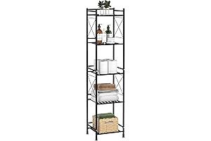 TZAMLI 5-Tier Freestanding Bathroom Shelf: Maximize Storage in Style