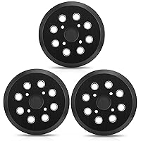 Vista 12 de Almohadillas de lijadora de repuesto de gancho y bucle de 5" y 8 agujeros compatibles con lijadora orbital aleatoria Ryobi PCL406 RS240 RS280