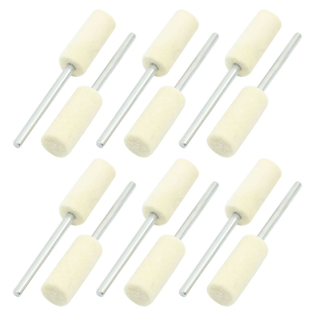 Aexit 3mm Dia Abrasives Mandrel 8mm Grinding Wool Felt bo-bs Rotary Tool 12 in 1 Model:40as524qo21