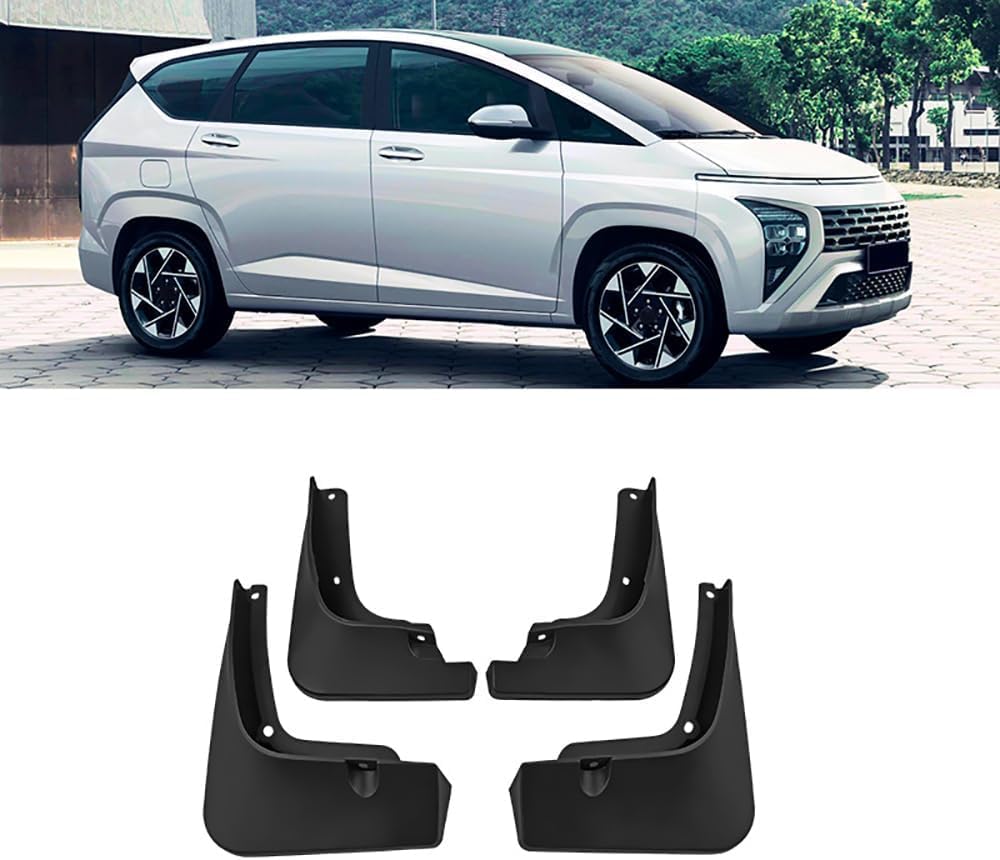 RESKIU 4PCS Mud Flaps for Hyundai Stargazer 2023, Splashproof No Drill Easy Install Front Rear Wheel Protection Fender Mudflaps All-Weather Splash Guards