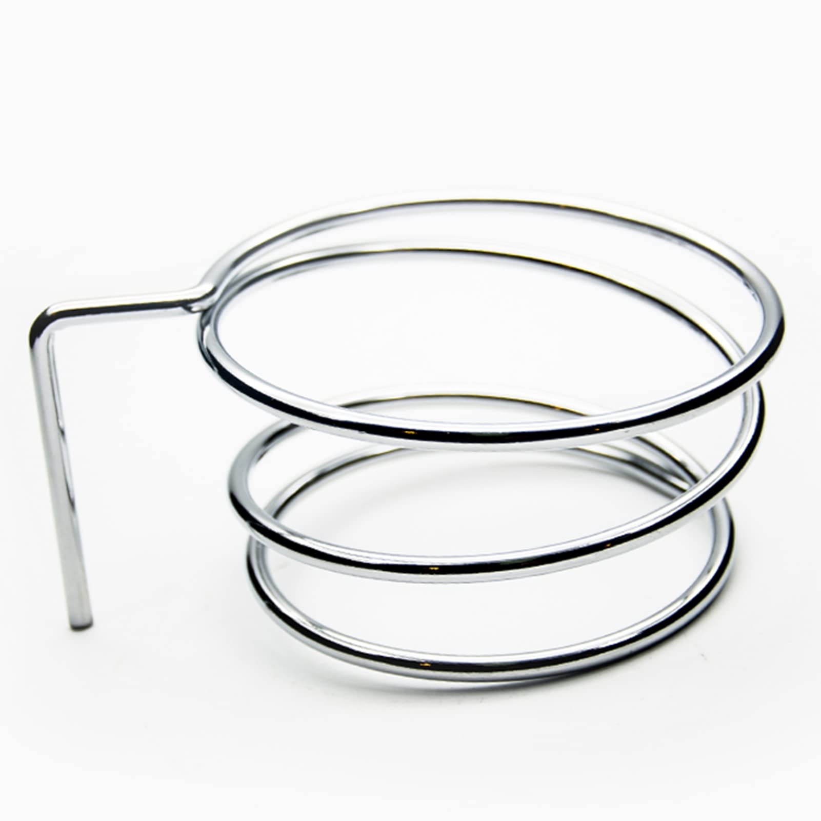 Soporte para secador de pelo, organizador de pared de acero inoxidable para secadores, diseño en espiral para un fácil acceso y almacenamiento