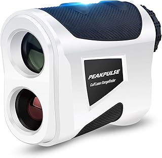 PeakPulse KB600AG Golf Rangefinder,600 Yards Golf Laser Rangefinder with Slope,High-Precision Golf Range Finder Devices with Magnet & 6X Magnification & Flag Pole Locking Vibration Function,3 Modes