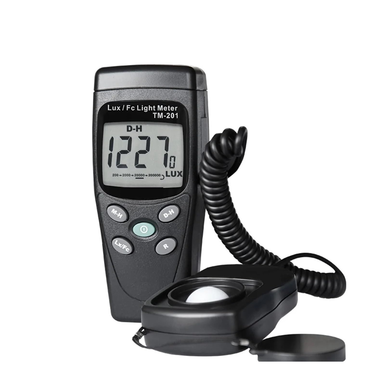 CVFRDD Spectrometer TM-201 Digital Illumination Meter Illuminance Brightness Flashlight Measuring Fixture Includes All Visible Range