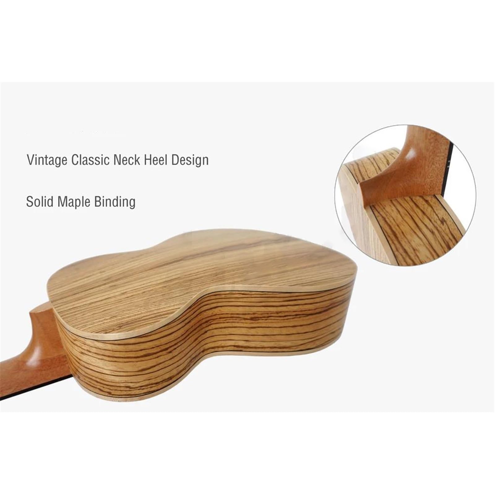Ukulele professionale Ukulele Baritono Hawaii Da 28 Pollici Con Top In Abete Massiccio