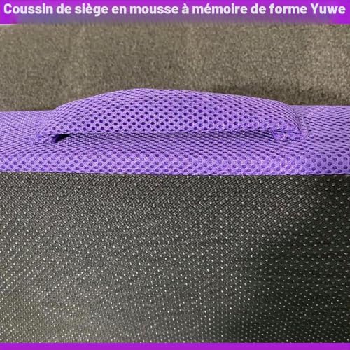 Coussin de siège extra-large Yuwe en mousse à mémoire de forme ergonomique