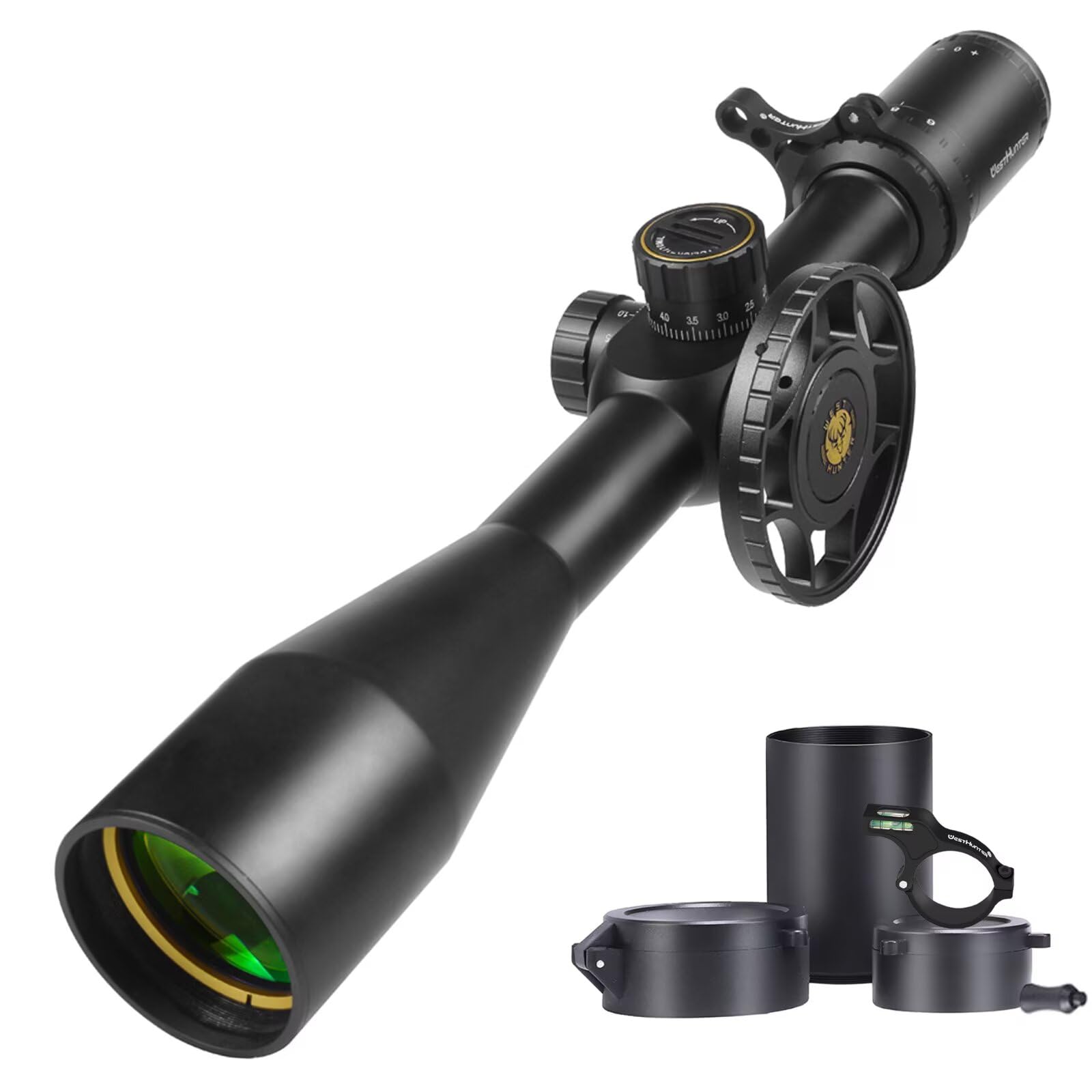WestHunter Ottica HD 6 – 24 x 50 FFP, 30 mm First Focal Plane tattico di precisione (1/10 MIL)
