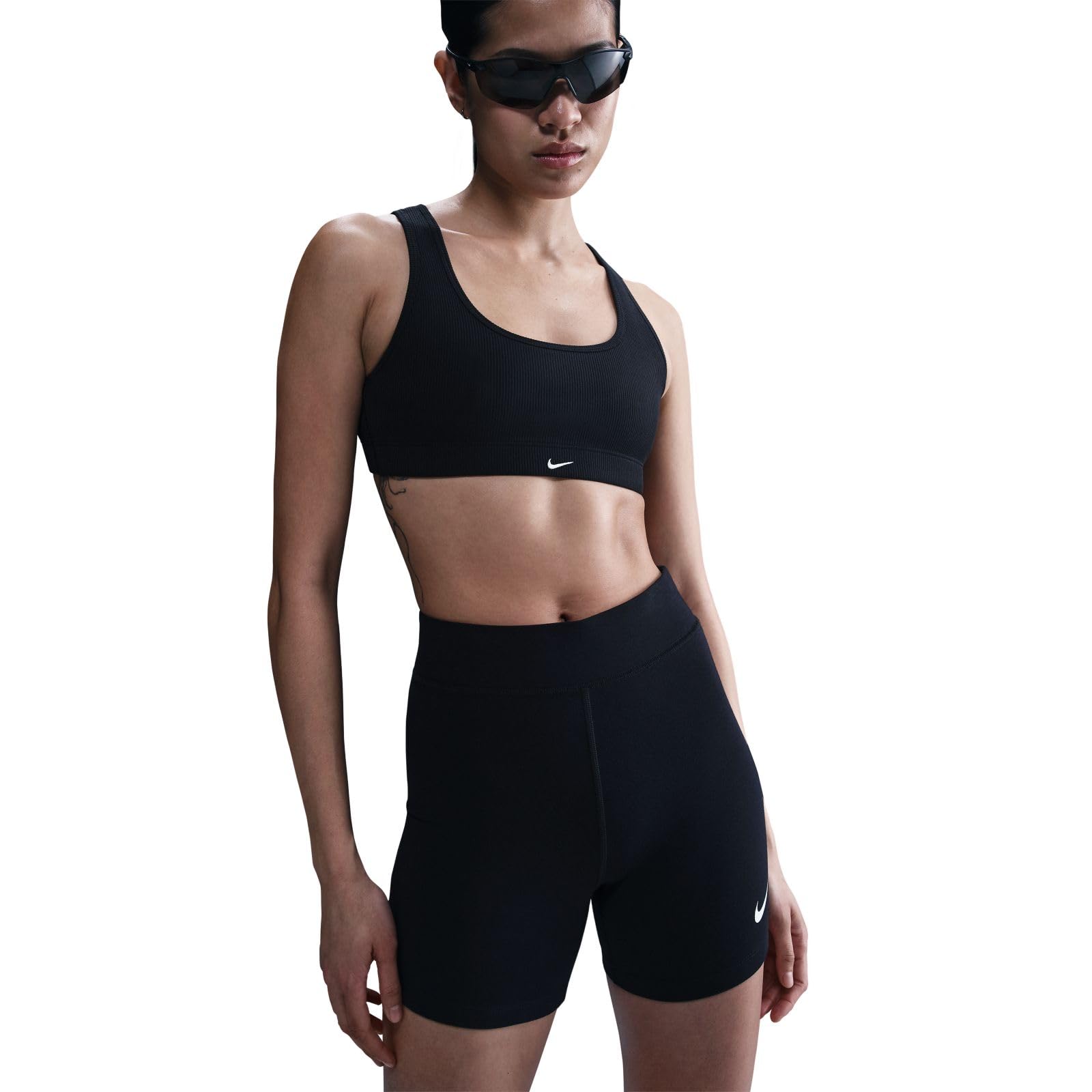NIKE Nike Sportswear Classic Bike-shorts mit Hohem Bund (Ca. 12,5 Cm) (Damen) - Damskie legginsy z wysokim stanem (ok. 12,5 cm) Kobiety