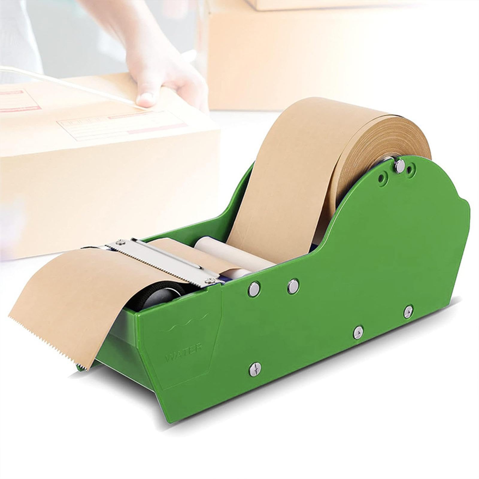 Pratico Dispenser di Nastro Adesivo per Progetti Fai Da Te, Verde