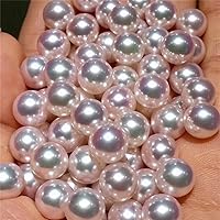 Vista 4 de Sooyee Perlas de imitación artísticas, 340-350 cuentas sueltas sin agujero, 1.1 libras (0.551 in, marfil) para rellenos de jarrón, dispersión