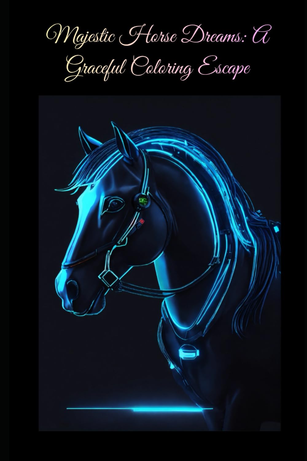 Majestic Horse Dreams: A Graceful Coloring Escape: 40 Beautiful Horse Illustrations for Relaxation, Creativity & Mindful Coloring