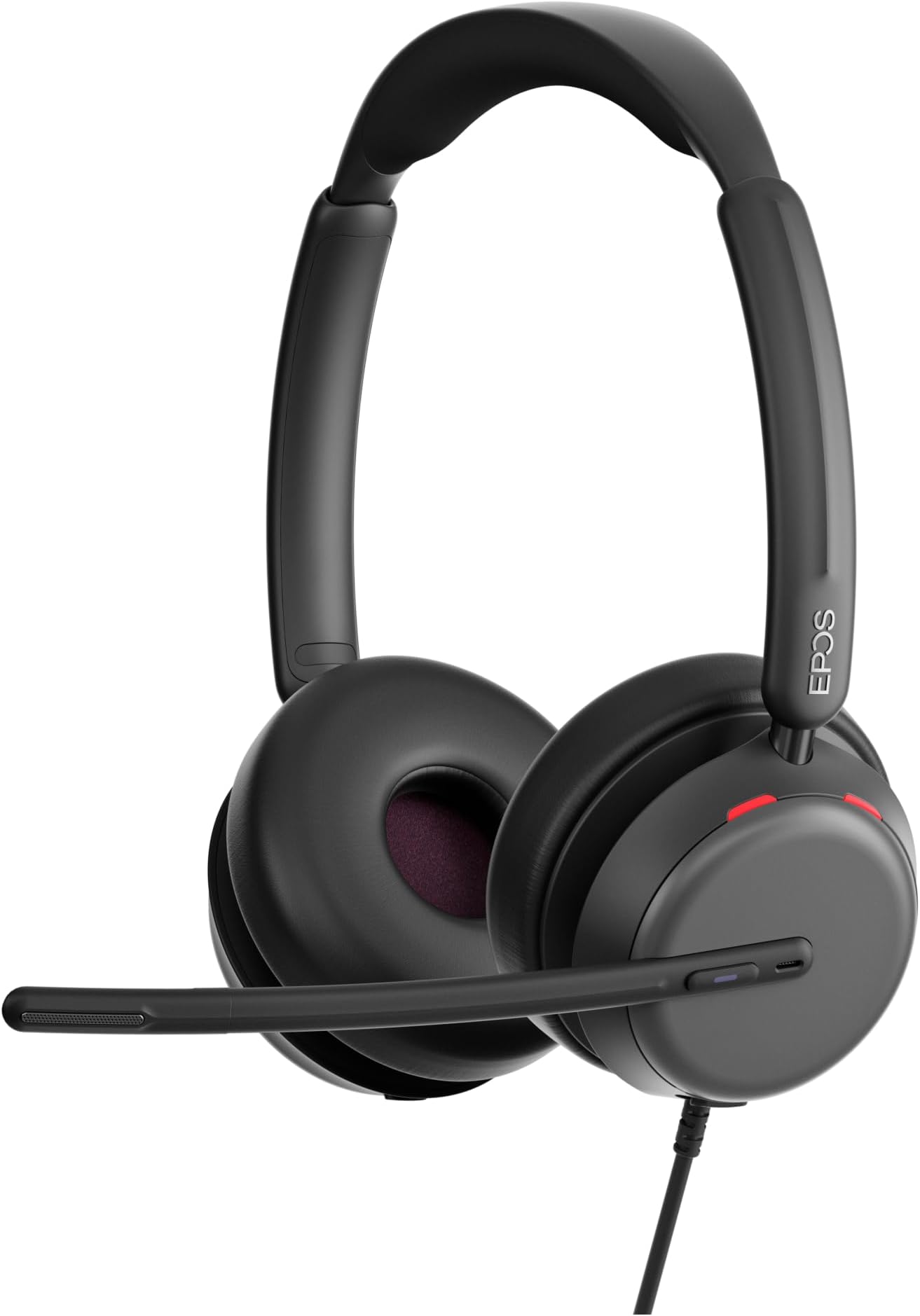 EPOS Impact 860T Double-Sided Wired USB C and USB A Headset with Noise-Canceling Mic, Microsoft Teams Certified, Super Wideband Audio, Comfortable Fit, Ideal for Business & Home Office Professionals