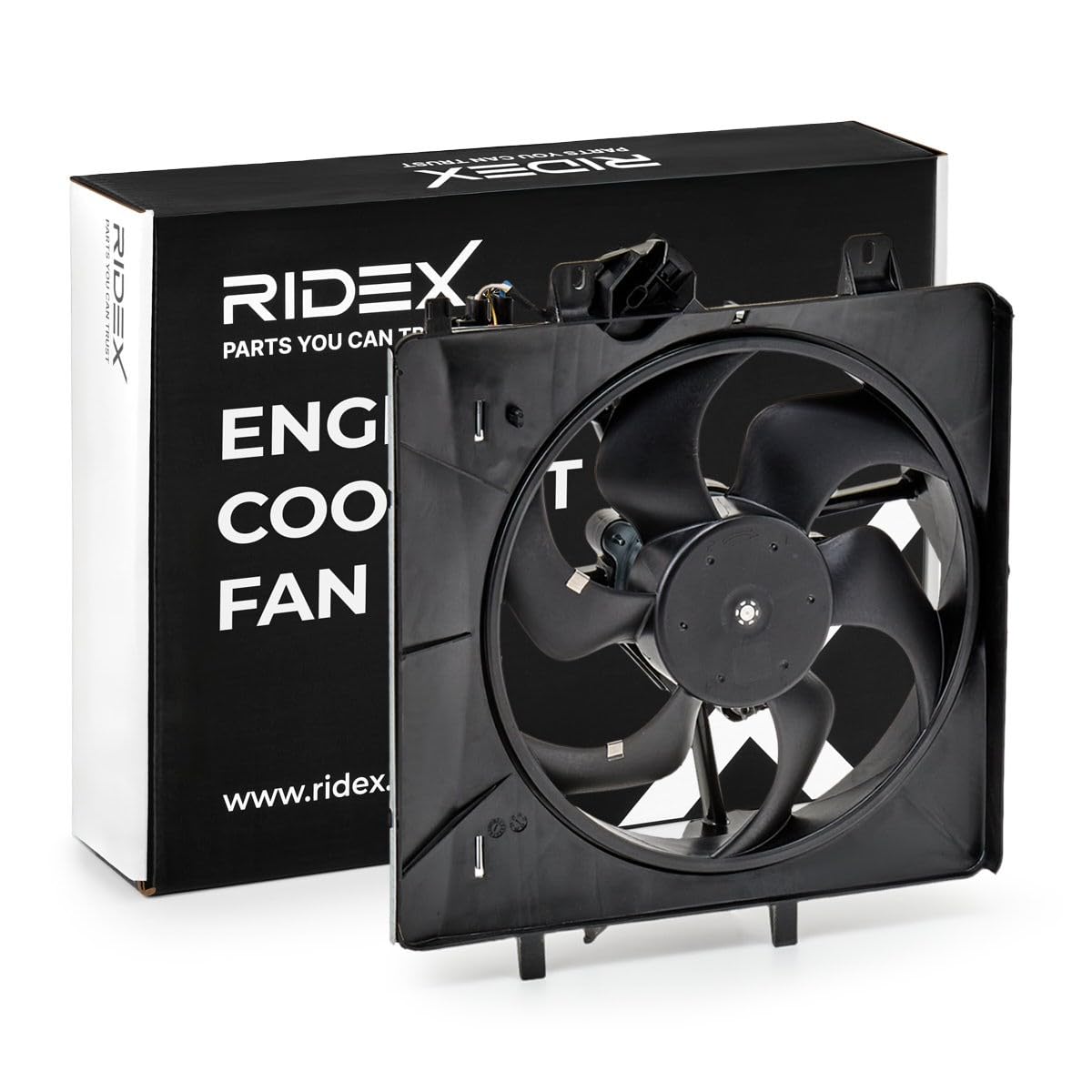 RIDEX 508R0094 Ventola radiatore con telaio ventola radiatore (telaio) Compatibilità con CITROËN C3 I Hatchback FC, FN