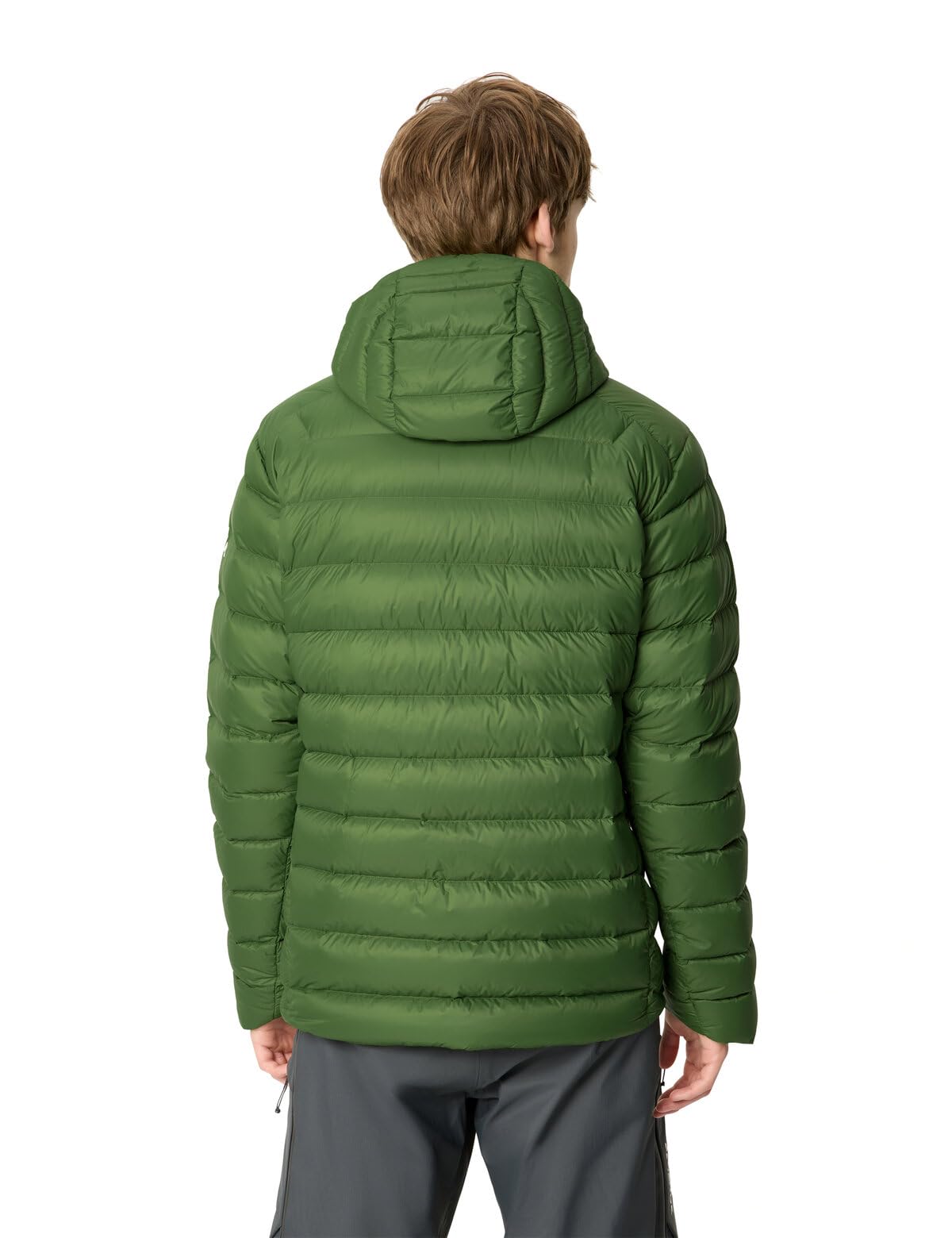 VAUDE Giacca da uomo Monviso Down con cappuccio da uomo, con piumino 90/10 impermeabile con 800 cuin fill power