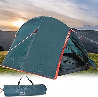 Zelt 2 Personen, Camping Kuppelzelt Einstab Ultraleicht, wasserdicht & Winddicht, 3-4 Saison, Doppelwand Trekking Hiking Backpacking Einmann Biwakzelt