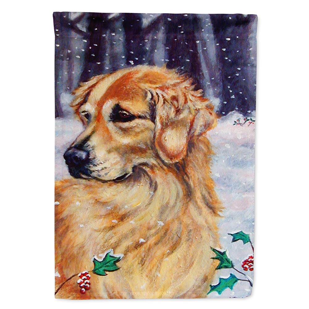 Drapeau de jardin Golden Retriever grand format pour embellir votre entrée de maison