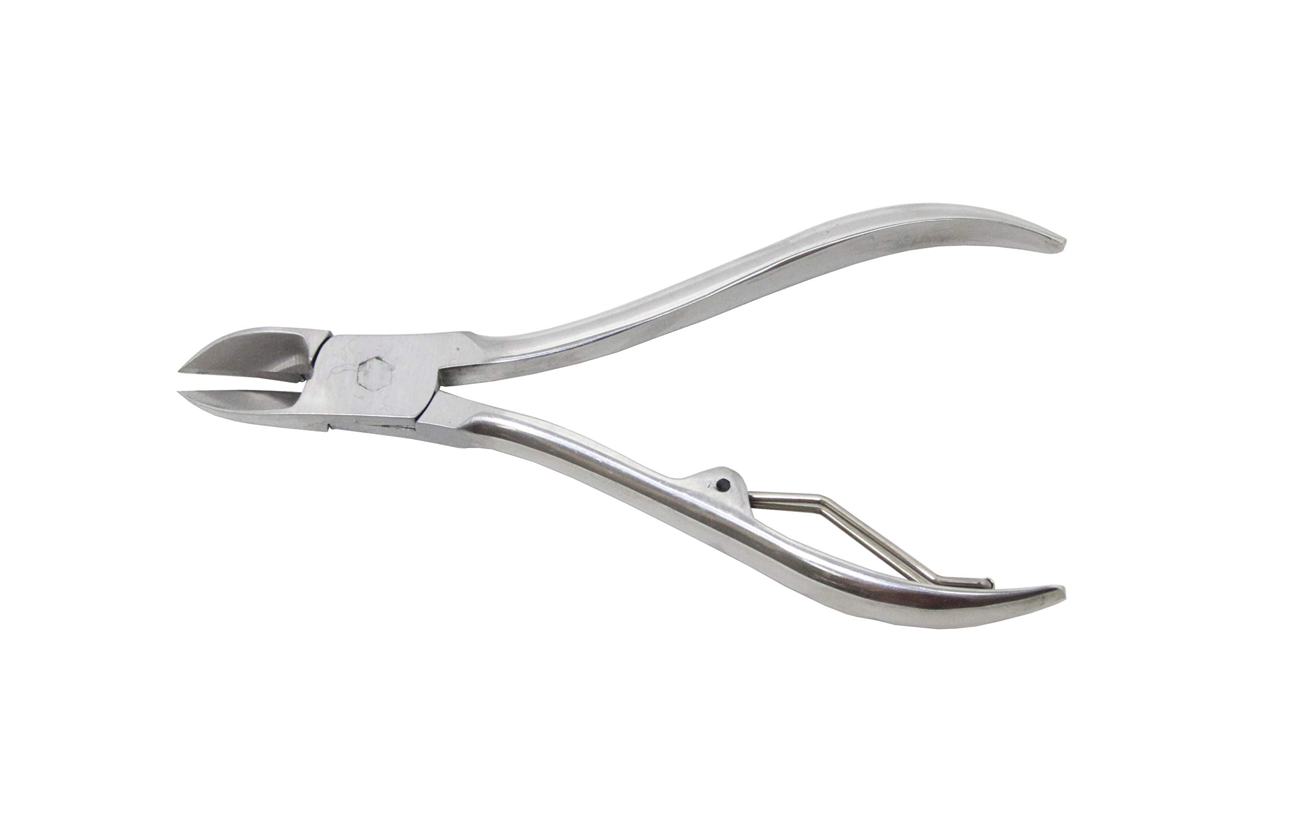FixtureDisplays Stainless Steel Toenail Clipper Professional Nail Nipper for Thick and Ingrown Toenails 16026