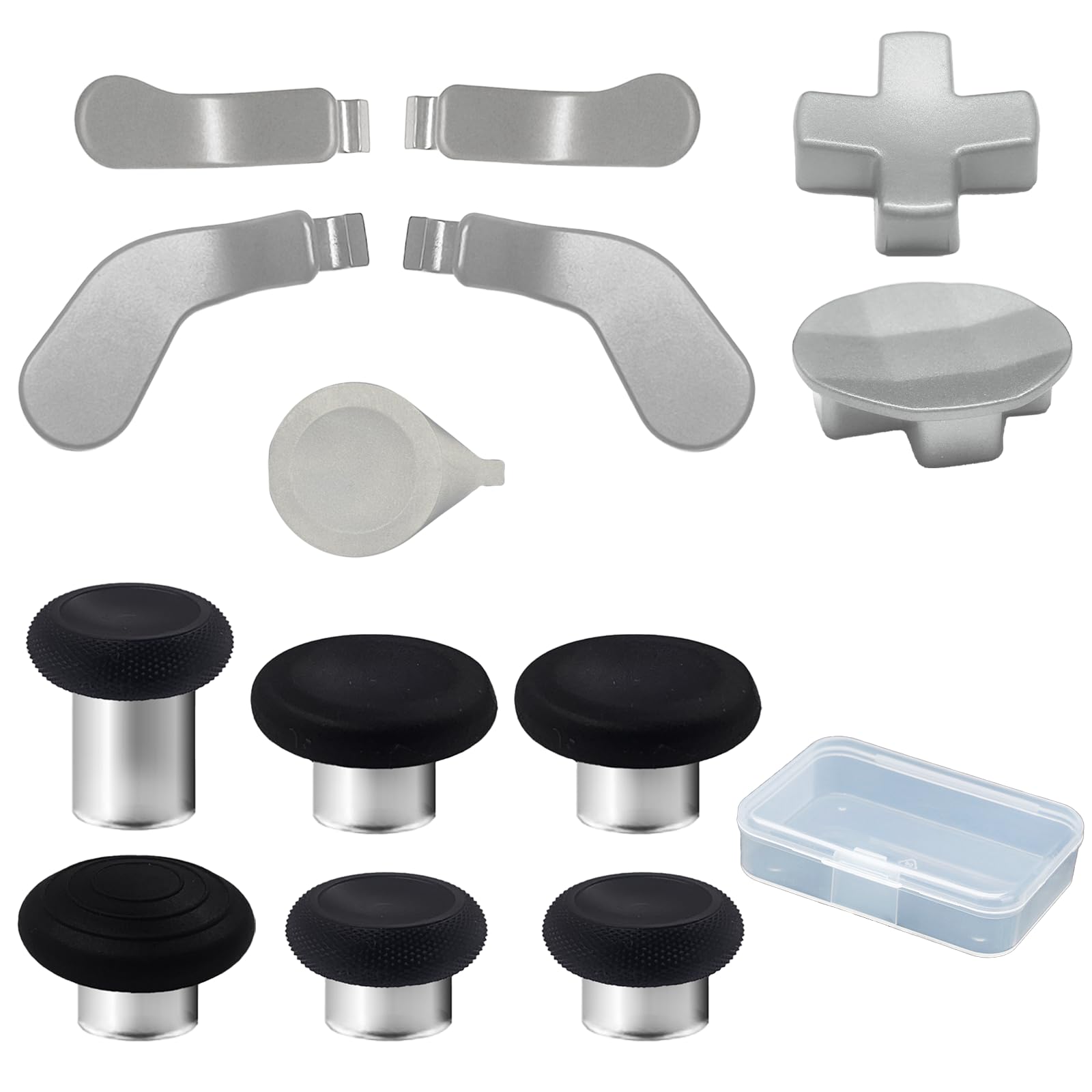 13 in 1 Metal Thumbsticks for Xbox Elite Series 2 Controller,Elite Series 2 Core Controller Accessories,Replacement Magnetic Paddles Kit,with 6