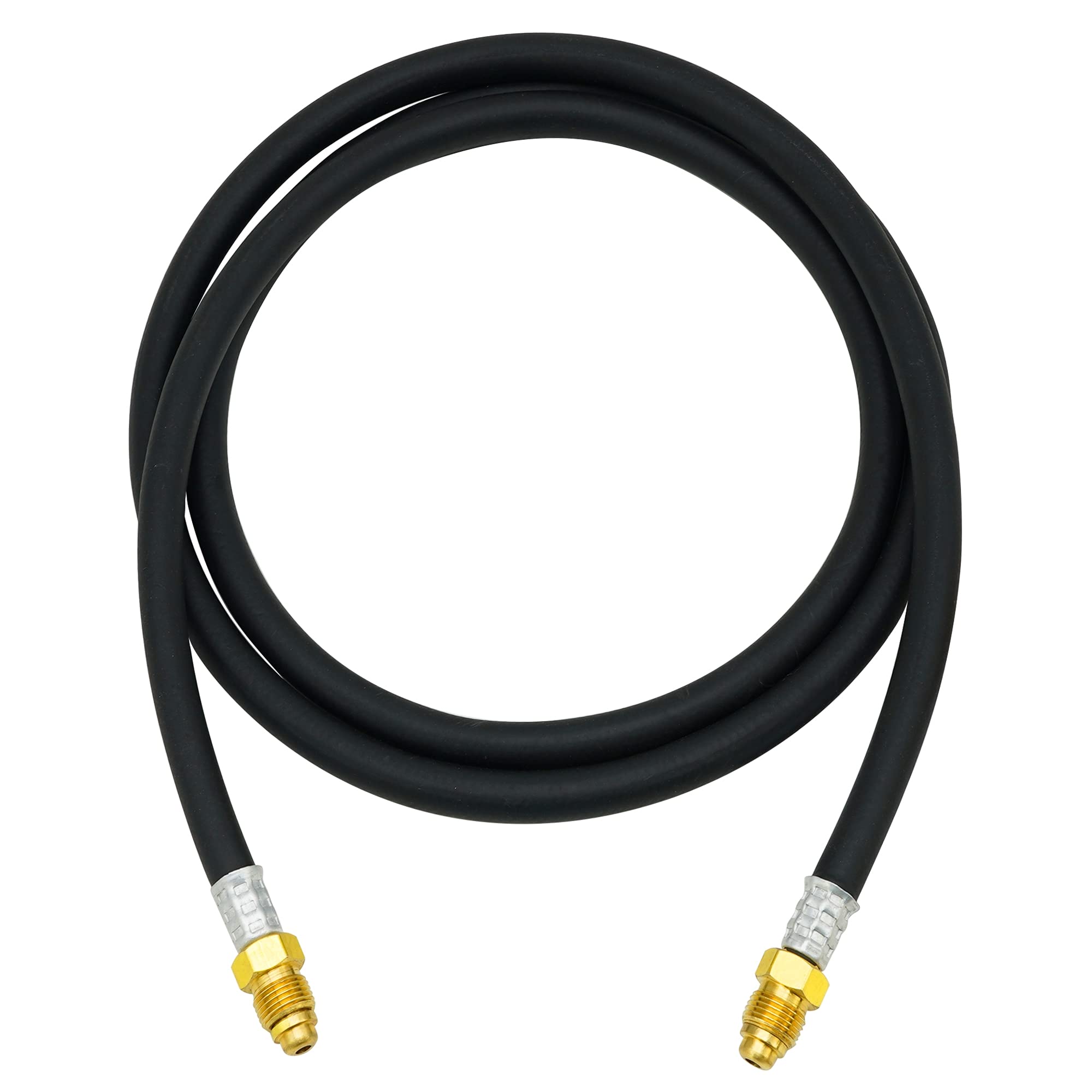 Inert Gas Welding Hose 6.56FT - Argon Flow Meter Regulator Adapter Hose - Mig Tig, 5/8" UNF-18RH Fittings