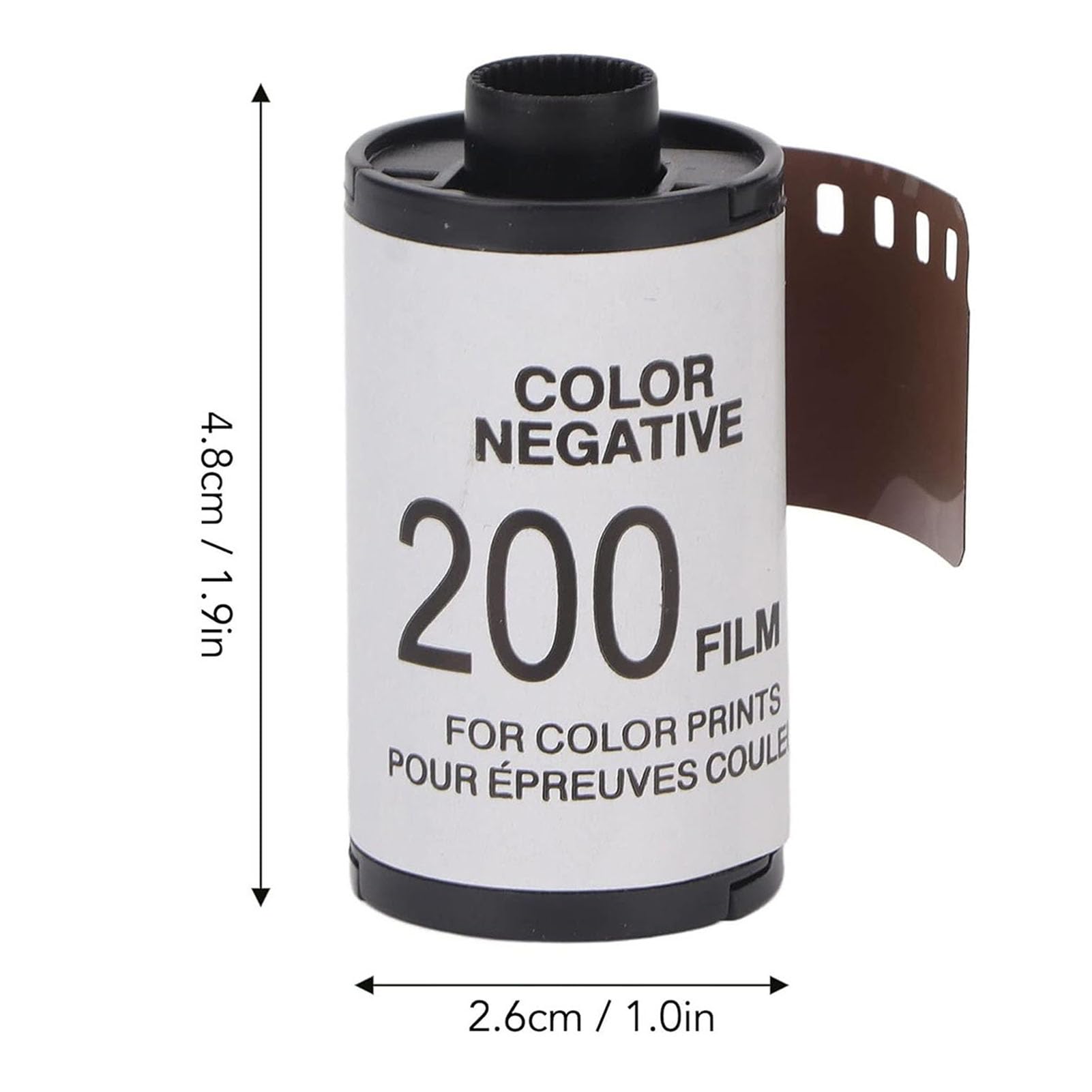 Denash 4 szt. Kolorowa Folia 35 Mm ISO200 C41 Kamera Kolorowa Rolka Filmu | Zrównoważona jakość Ekspozycji, Obsługa Uniwersalnych Formatów, łatwe Przetwarzanie C41 do Portretowej Fotografii