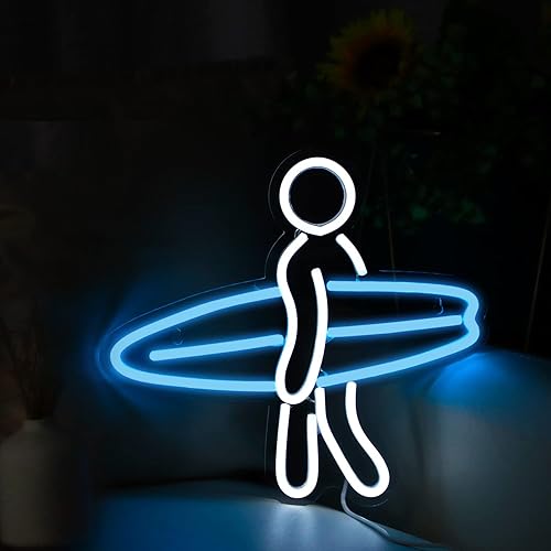 Miniatura 10 de Letrero de neón para reproductor de DJ para bar, funciona con USB, para la cueva del hombre, letrero de neón de anime, luz LED de neón regulable