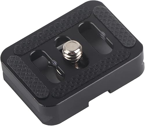 Miniatura 1 de Acouto Mini placa de liberación rápida para montaje de cámara TY-C10 T005 / T-025 cabeza de bola, accesorio de fotografía de aleación de aluminio