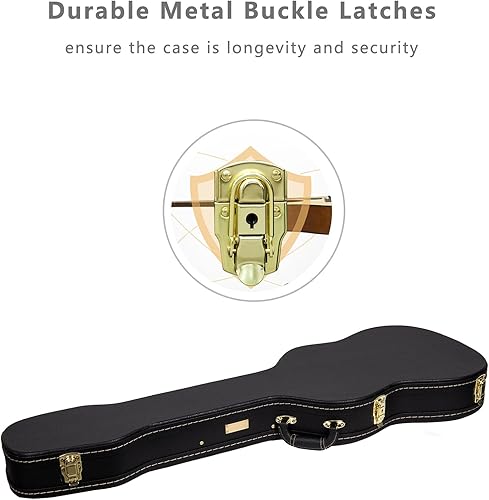 Miniatura 4 de Crossrock Funda eléctrica para guitarras estilo Telecaster y Stratocaster en negro (CRW600STBK)