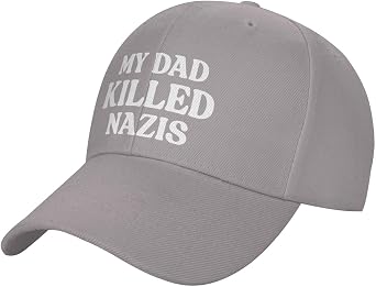 MUSM My Dad Killed Na-Zis Baseball Cap Men Women Trucker Hat Black