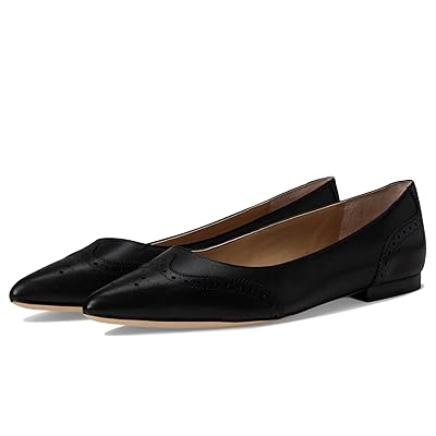 Lauren Ralph Lauren Loraine Burnished Leather Ballet Flat Women