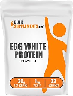 30 Egg White Breakfast Meal Prep Recipes Packed with Protein 80 BulkSupplements.com Egg White Protein Powder - Egg White Powder, Lactose...