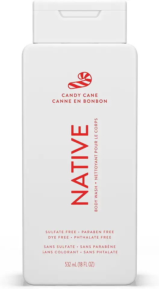 Native Candy Cane Body Wash, 532 mL
