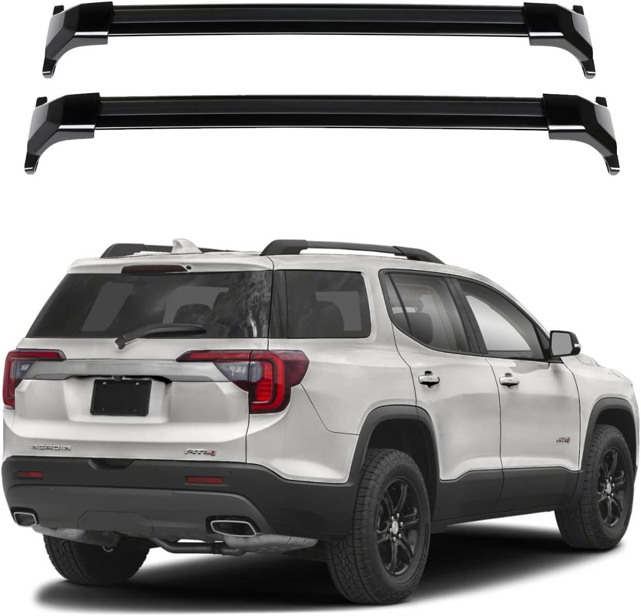 ROKIOTOEX Roof Rack Crossbars Fit for GMC 20172023 Acadia Raised Side