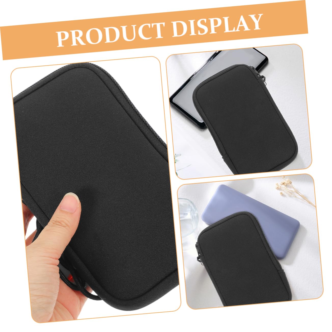 Angoily 8pièces Pochettes De Téléphone Néoprène Étanches De Pouches Pratiques pour Femmes pour Randonnée Voyage Et Usage Quotidien