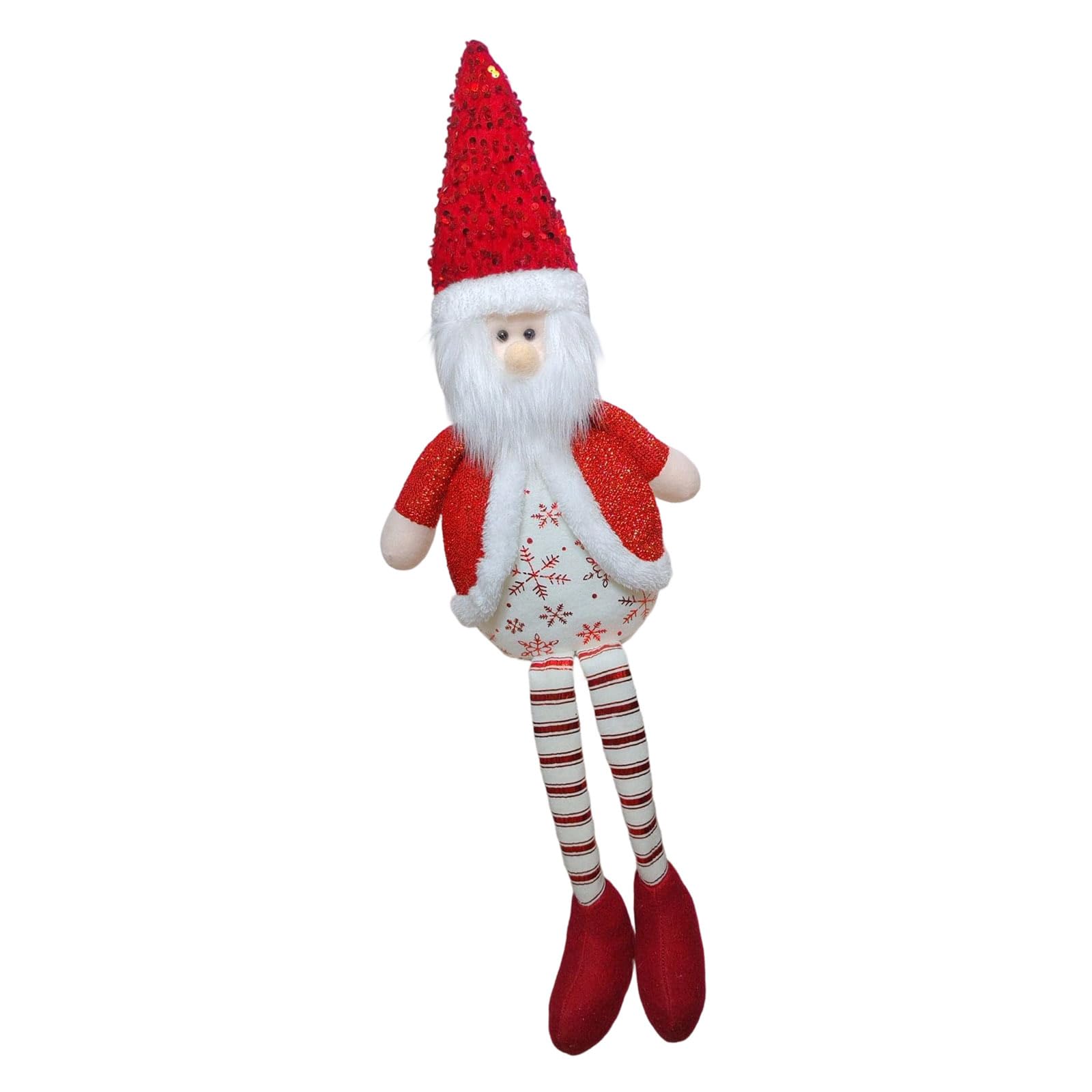 Xjdzineq Christmas Character Stuffed Toy Soft Plush Doll Santa Reindeer Snowman Desktop Ornament for Tabletop Mantels Decoration Festival Home Decoration Santa Snowman Figures
