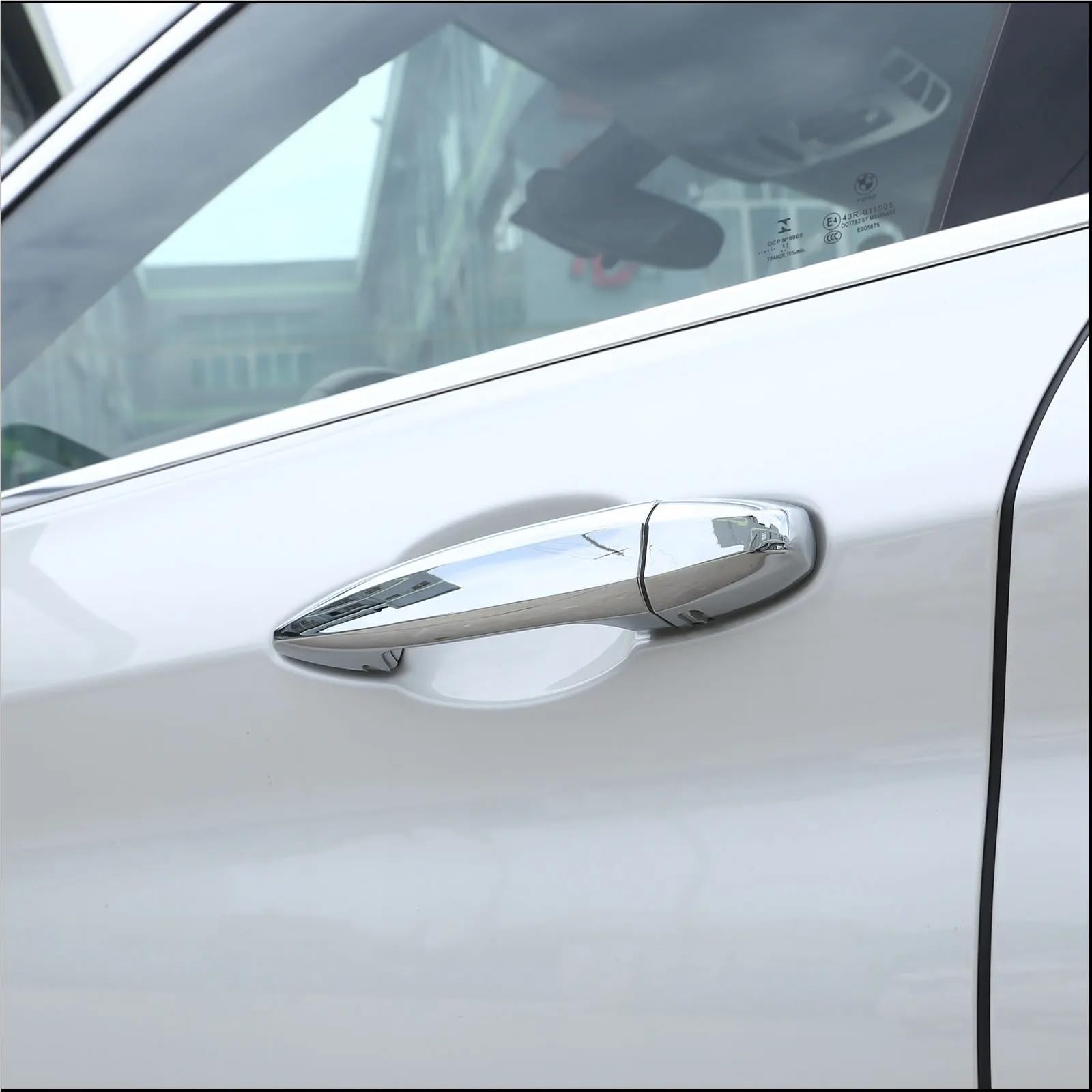 klamka zewnętrzna Pasuje do BMW X1 F48 X2 F47 Seria 2 218i Gran Tourer F46 2015-2017 X5 F15 Osłona zewnętrznego panelu klamki samochodu pokrowiec na klamkę drzwi samochodu(Piano black)
