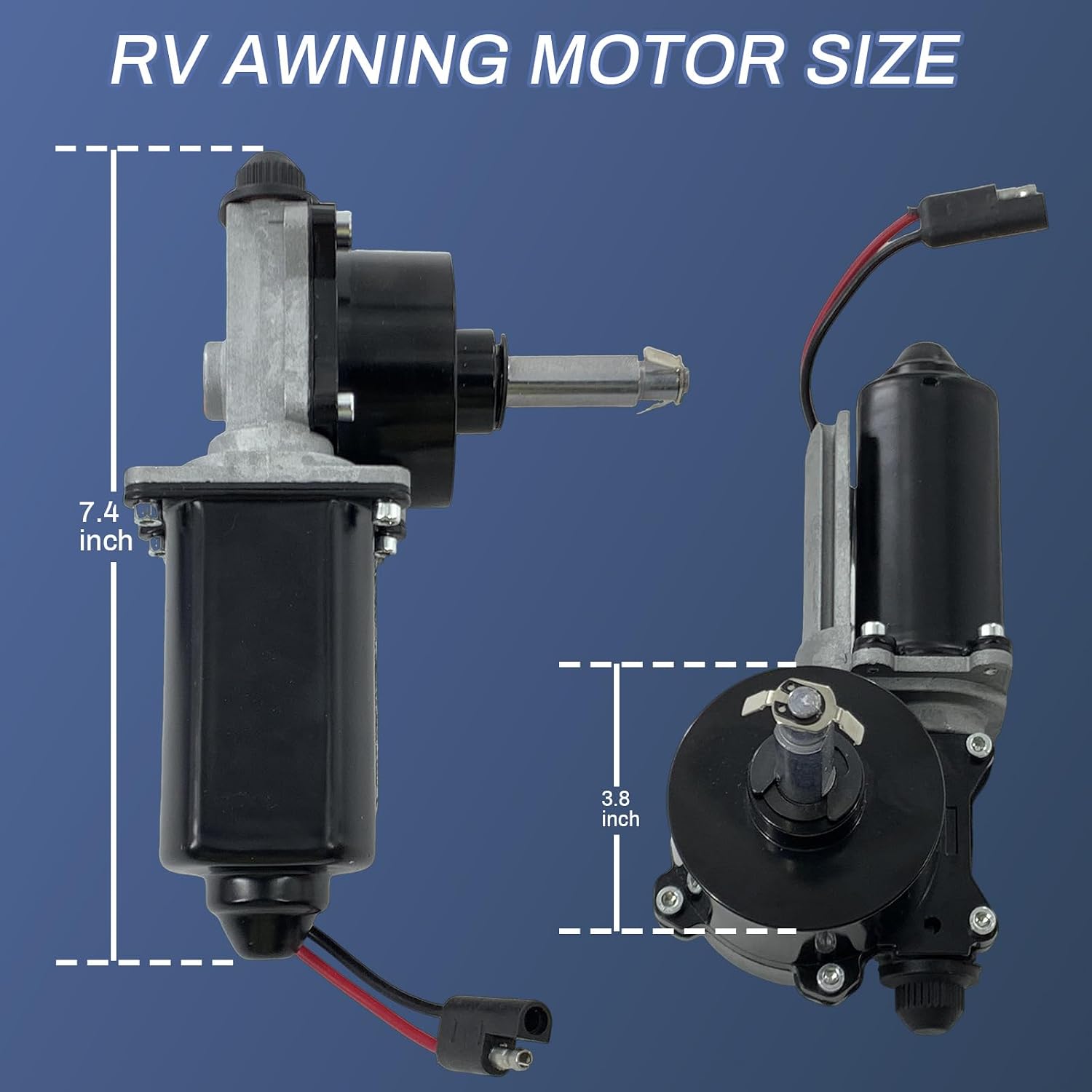 3317084.000U RV Awning Motor Drive Repair Kit Compatible with Dometic 9200 Series Awnings Replace# 3317084 3316605.017 3316605.001