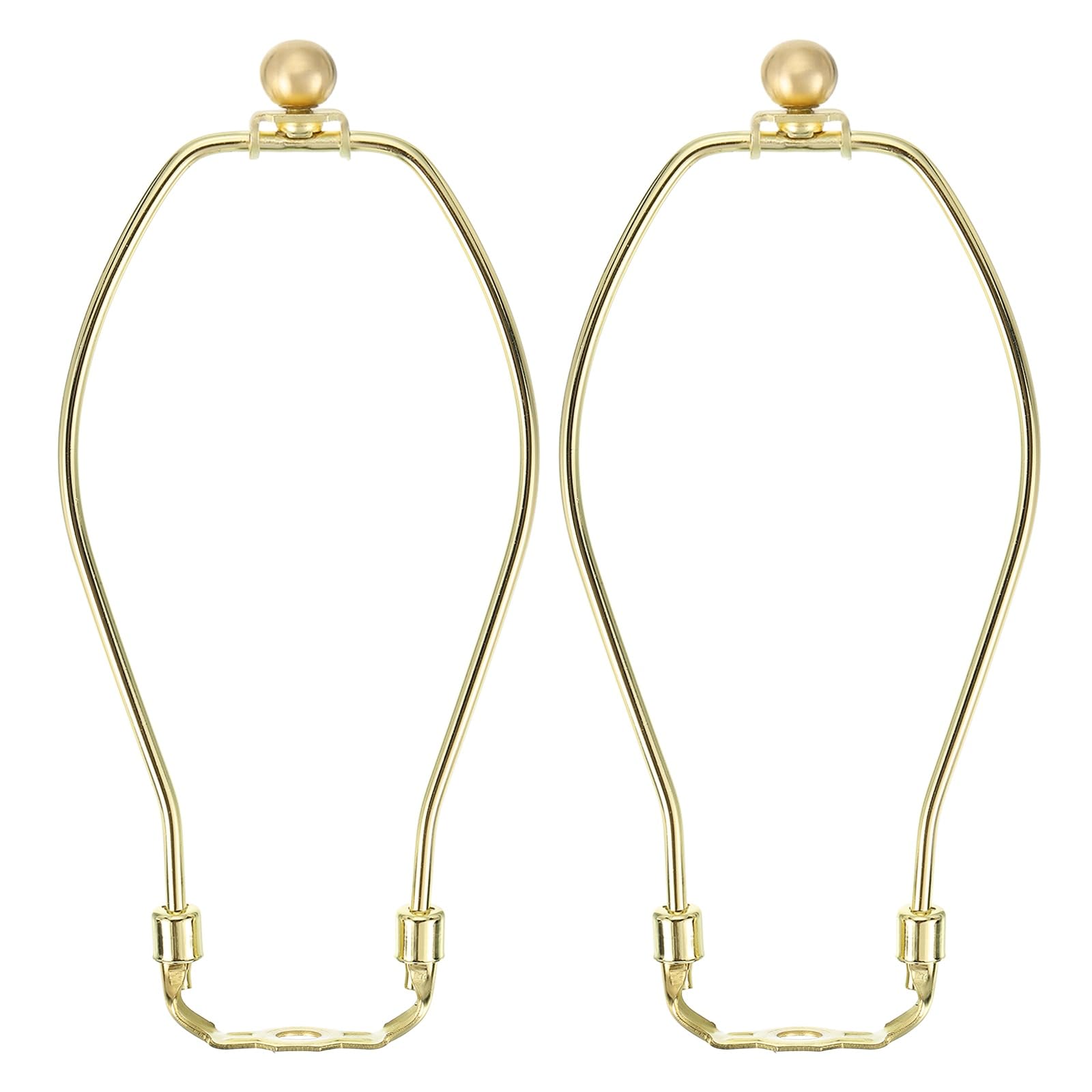 PATIKIL 9 Inch Lamp Harp Kit with 17.5mm Solid Brass Ball Finial