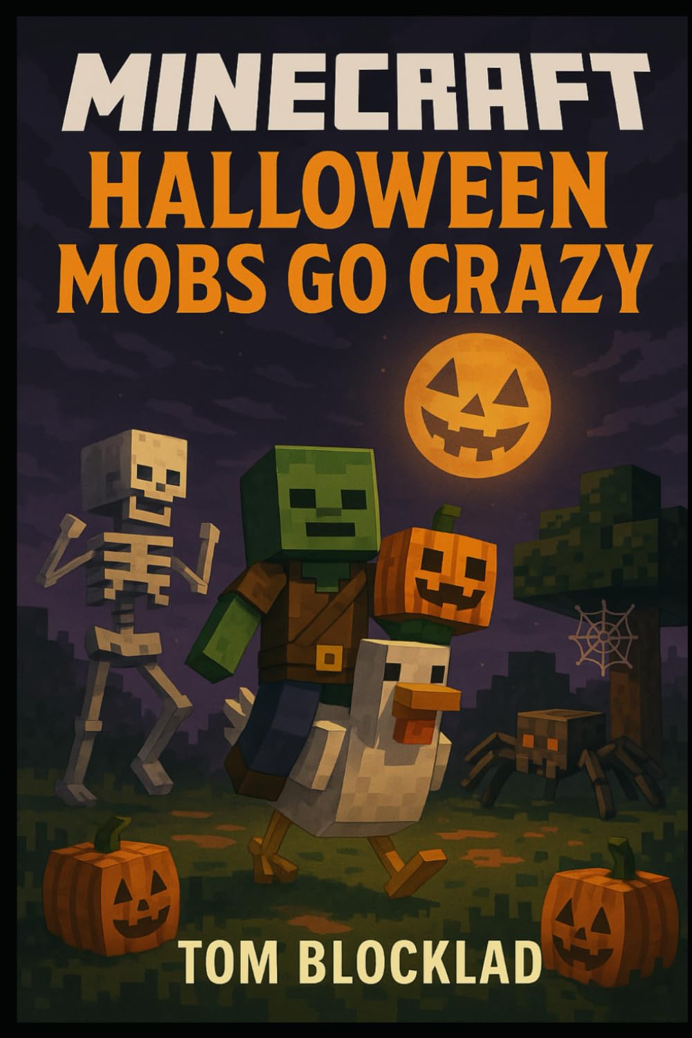 Minecraft: Halloween Mobs Go Crazy: Unofficial Books (Chicken Jockey)