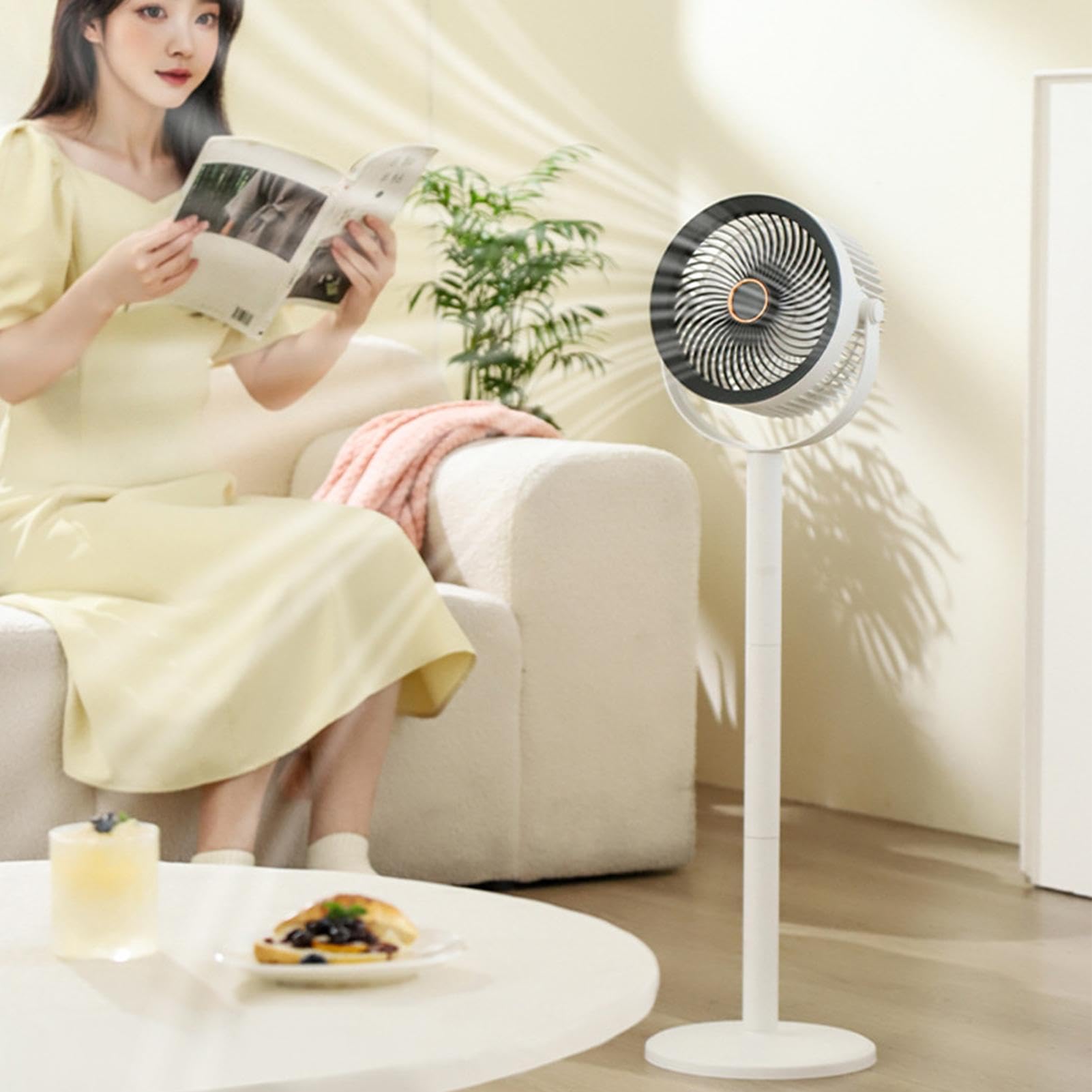 Ventilatore da Tavolo Pieghevole Forniture Pieghevoli Anti-Ribaltamento | ventilatore da tavolo oscillante e pieghevole con luce Per Viaggio In Auto Comodino Soggiorno Camp