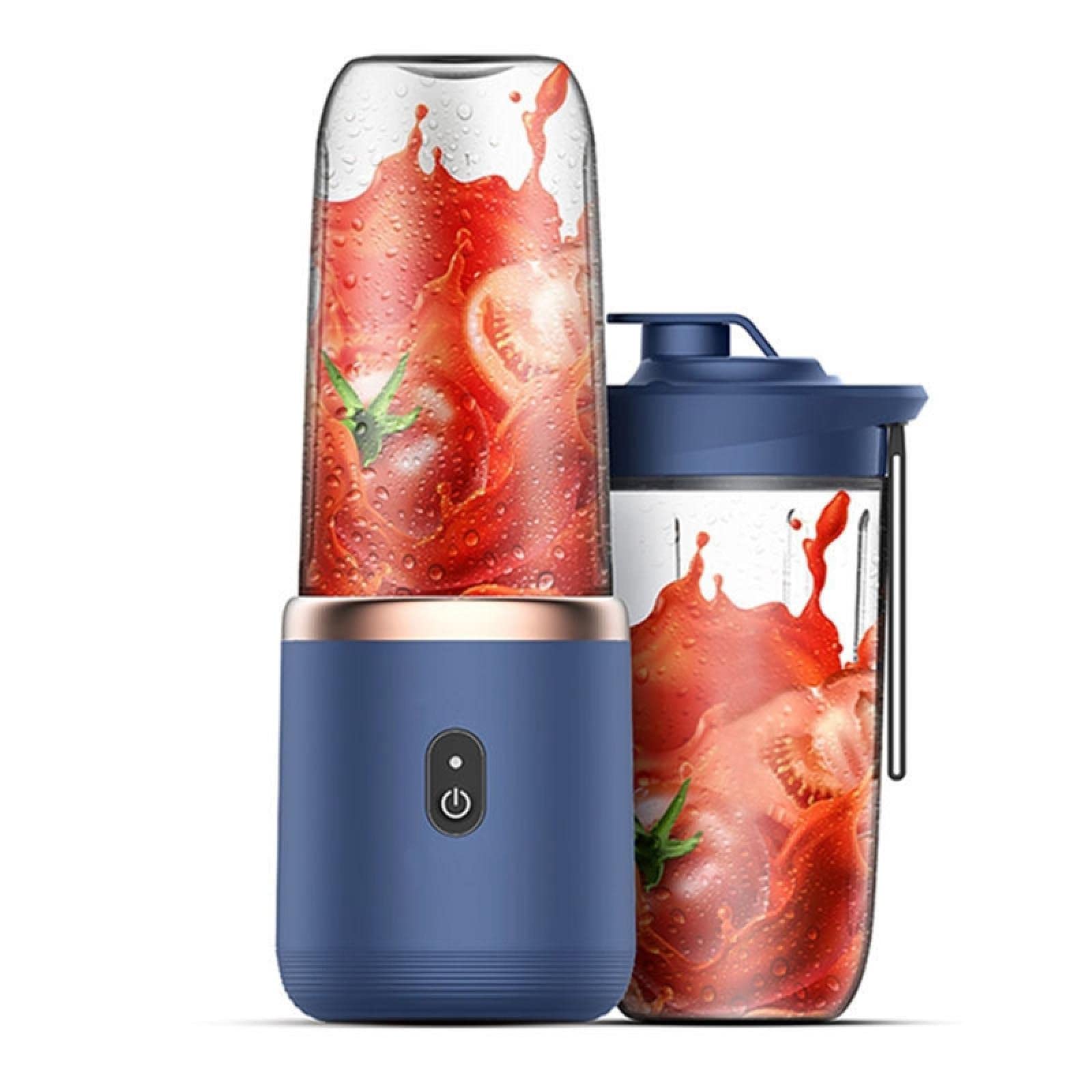 USB rechargeable portable blender, small juicer for travel, juicing cup with 6 blades, personal blender for milkshakes and...