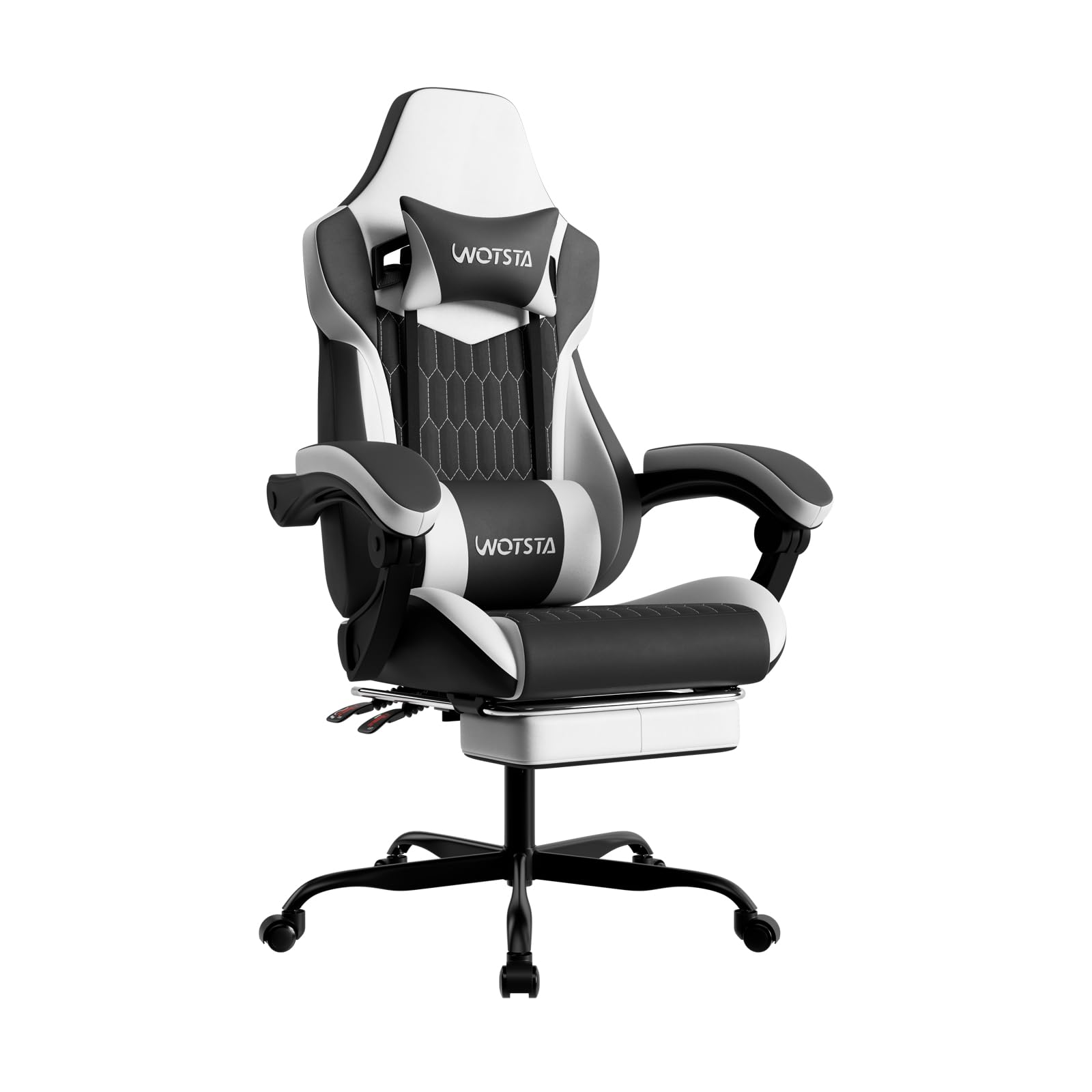 Amazon.com: WOTSTA Gaming Chair with Footrest, High Back Gaming