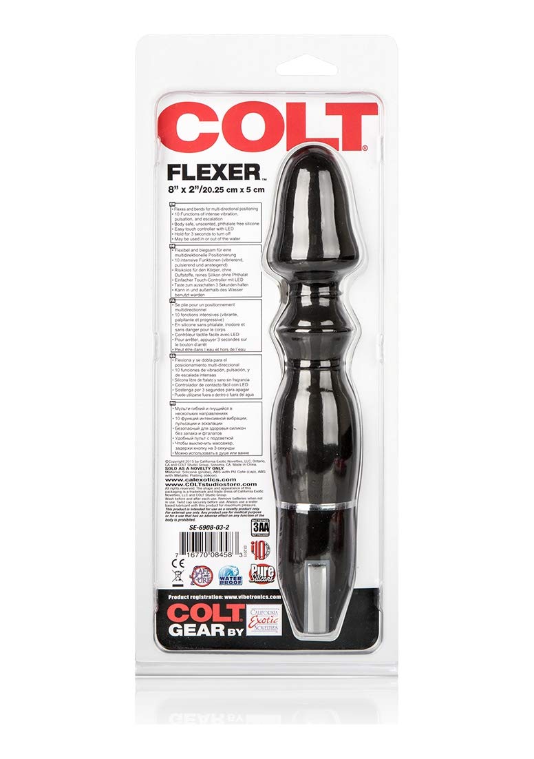 Sex Toys Massager COLT FLEXER BLACK Sexy Shop