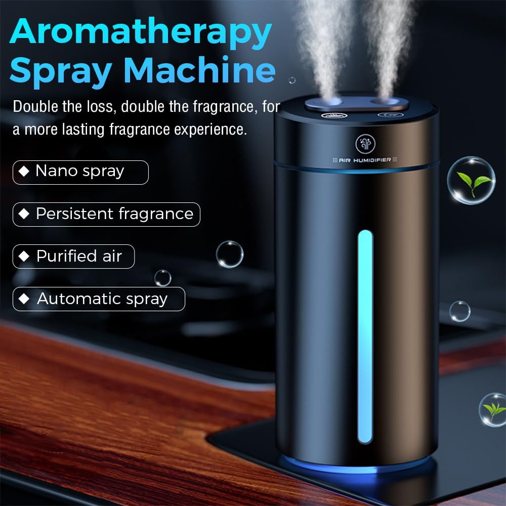Diffusore deodorante per ambienti 380 ml umidificatore automatico portatile aromaterapia auto ufficio casa