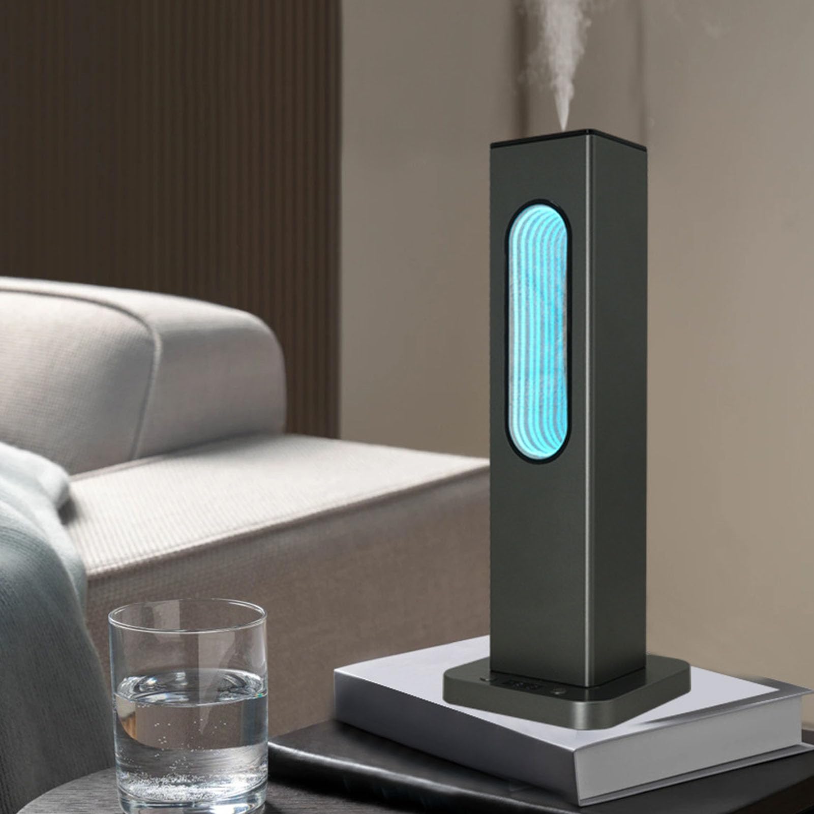 Smart Duft Air Machine für Home Hotel Office, Button App Control Wasserloser Duft Diffusor Aluminiumlegierung Kaltluft -Duftmaschine Metall Cool Nebel Luftbefeuchter mit