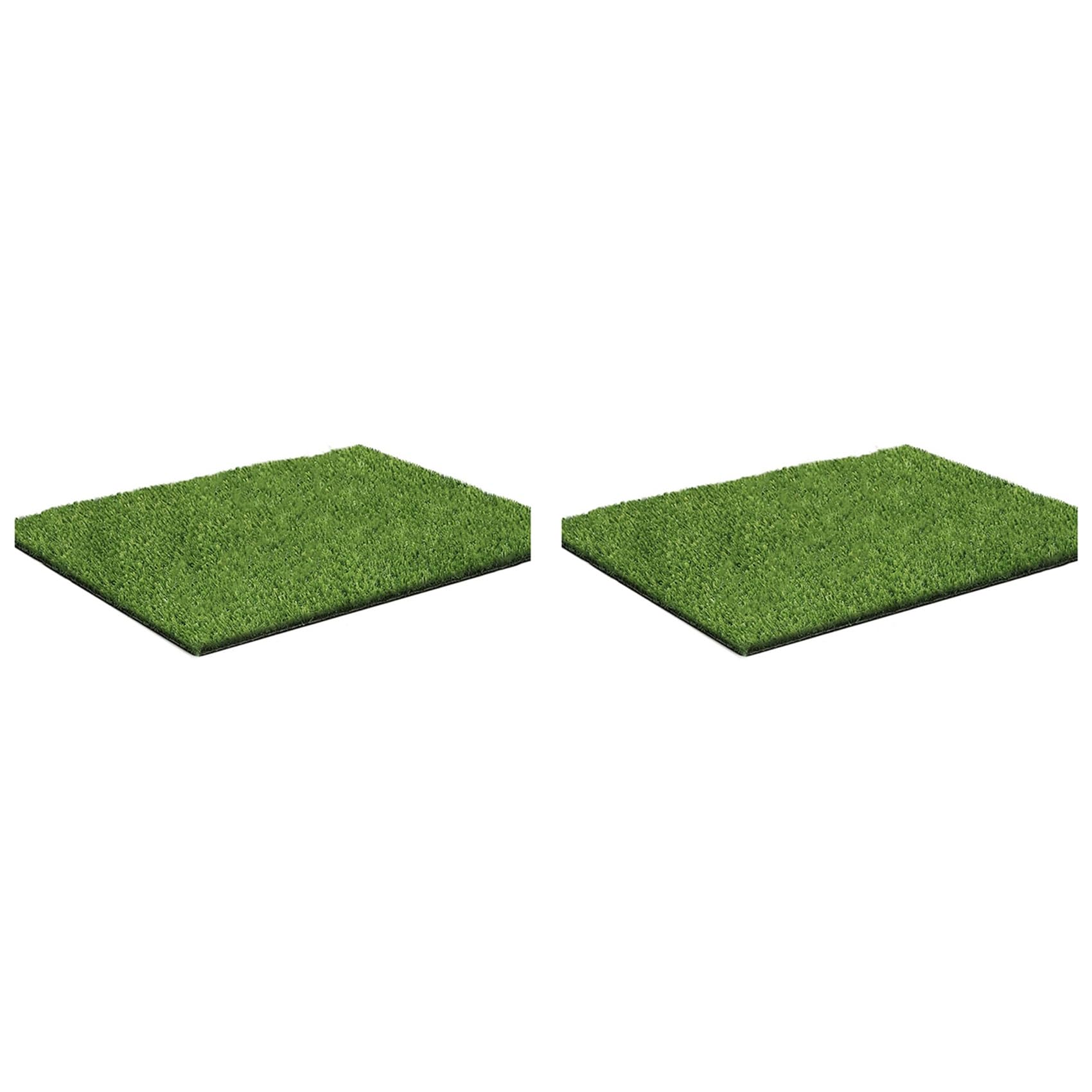 Vjsujehgy 2X Artificial Grass, Professional Dog Grass Mat, Toilet Training Carpet,Large Lawn Outdoor Carpet Terrace Lawn(80x100cm)
