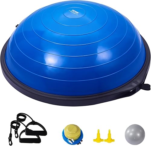 Miniatura 12 de VEVOR Entrenador de Media Pelota de Ejercicio, Entrenador de Pelota de Equilibrio de 23/26 pulgadas, Pelota de Estabilidad de Capacidad de 1500