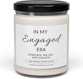 WITH MEMORIES-in My Engaged Era Candle – Engagement Gift for Bride-to-Be, Fiancée, Future Mrs. | Wedding Planning, Bridal Shower, Engagement Party Keepsake