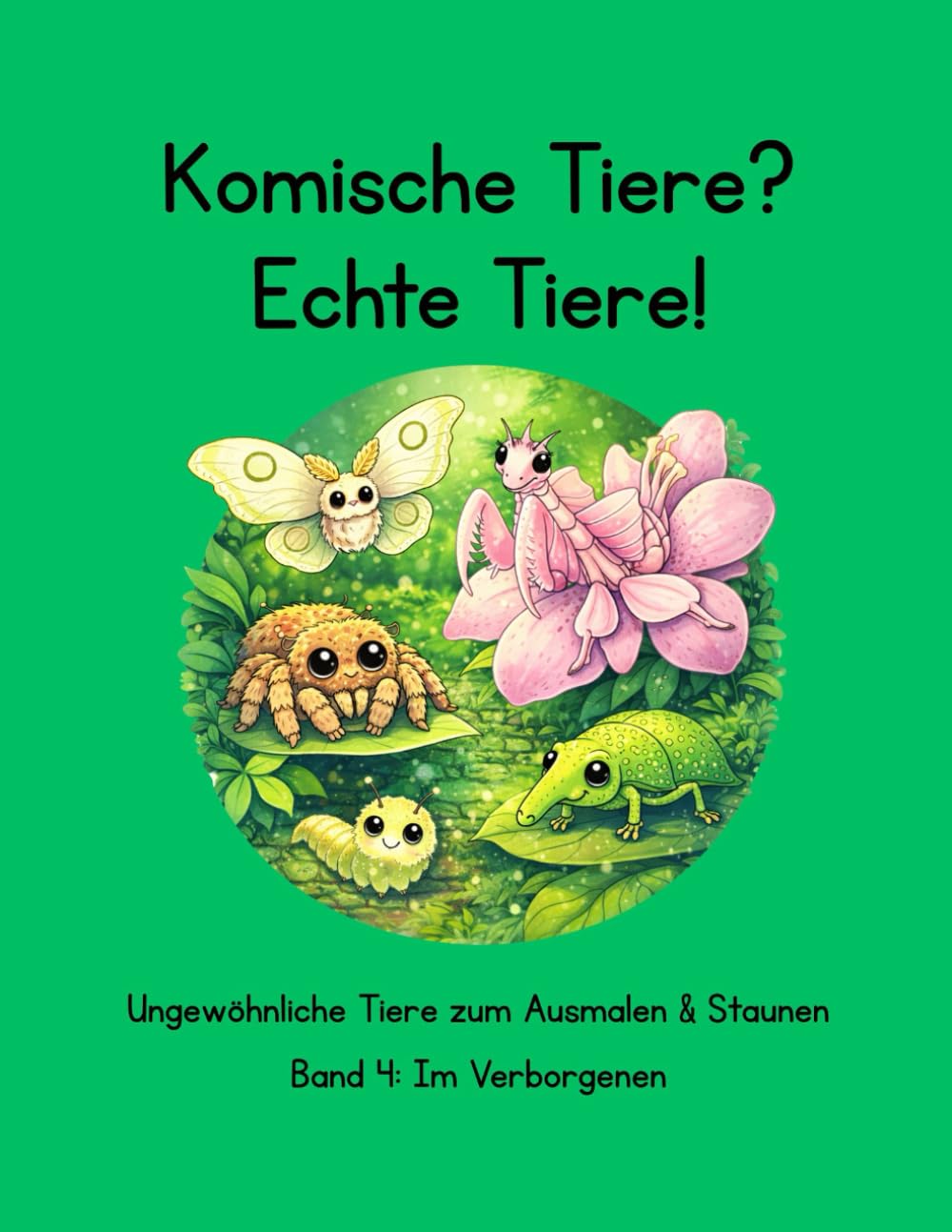 Komische Tiere? Echte Tiere!: Ungewöhnliche Tiere zum Ausmalen und Staunen, Band 4: Im Verborgenen